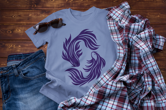 Waves in Balance –  Koi Fish Travel Tee