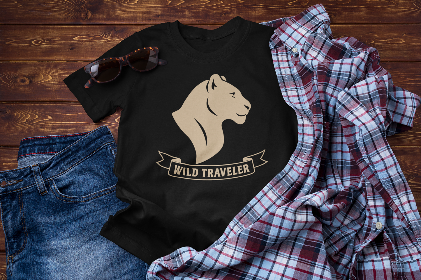 Wild Traveler – Safari Spirit Adventure T-Shirt for Explorers