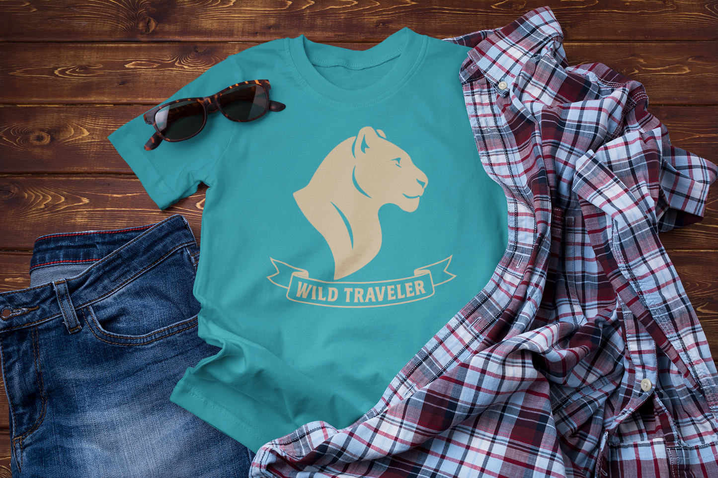 Wild Traveler – Safari Spirit Adventure T-Shirt for Explorers