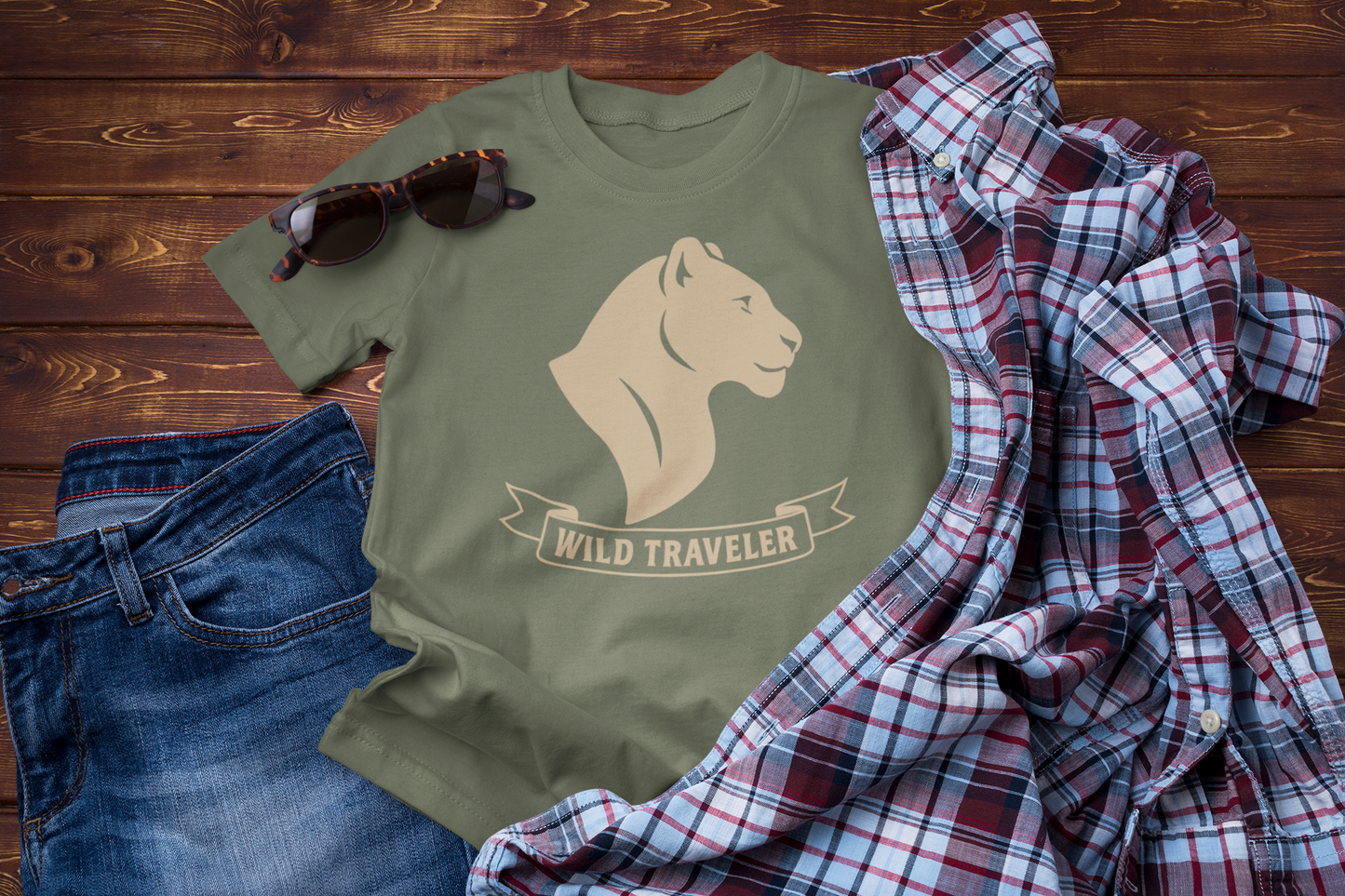 Wild Traveler – Safari Spirit Adventure T-Shirt for Explorers