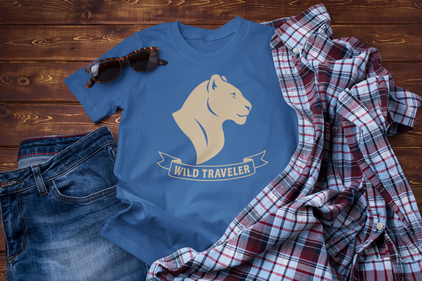 Wild Traveler – Safari Spirit Adventure T-Shirt for Explorers