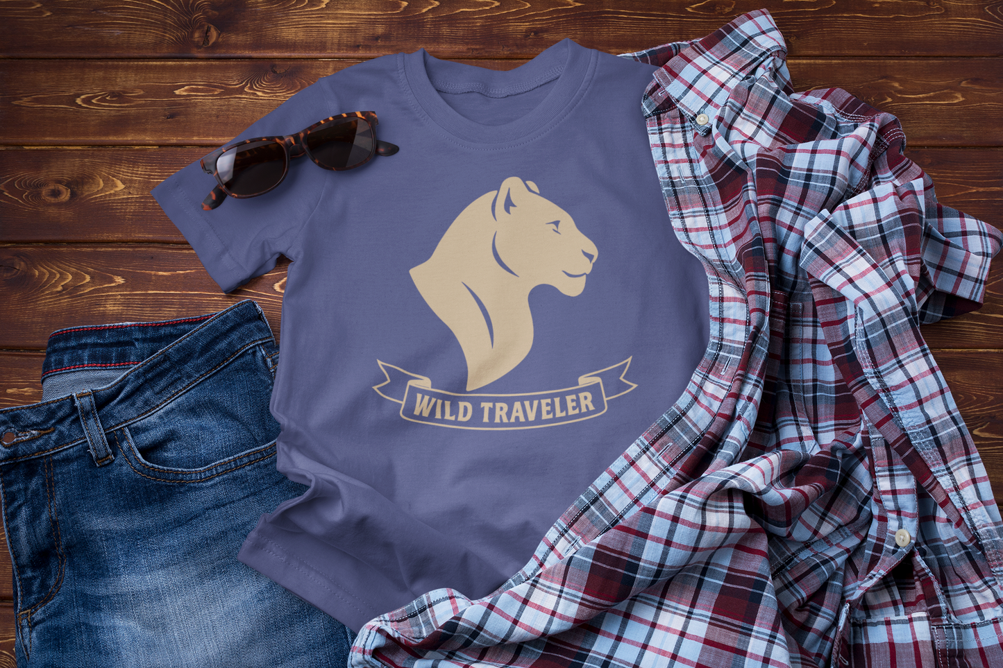 Wild Traveler – Safari Spirit Adventure T-Shirt for Explorers