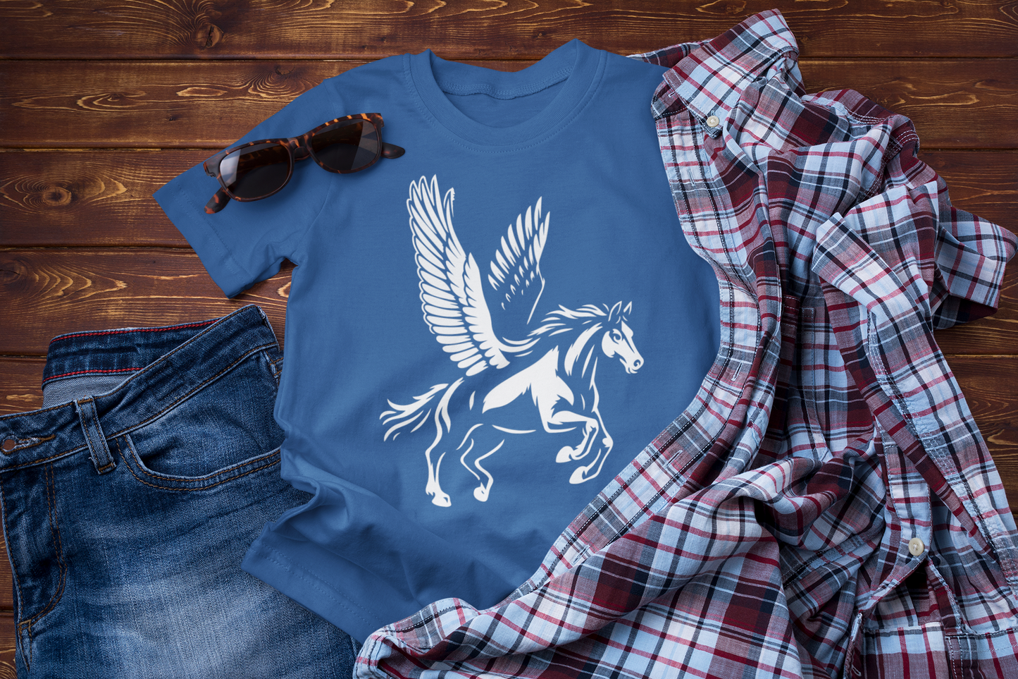 Ride Beyond the Map – Pegasus Adventure Travel T-Shirt
