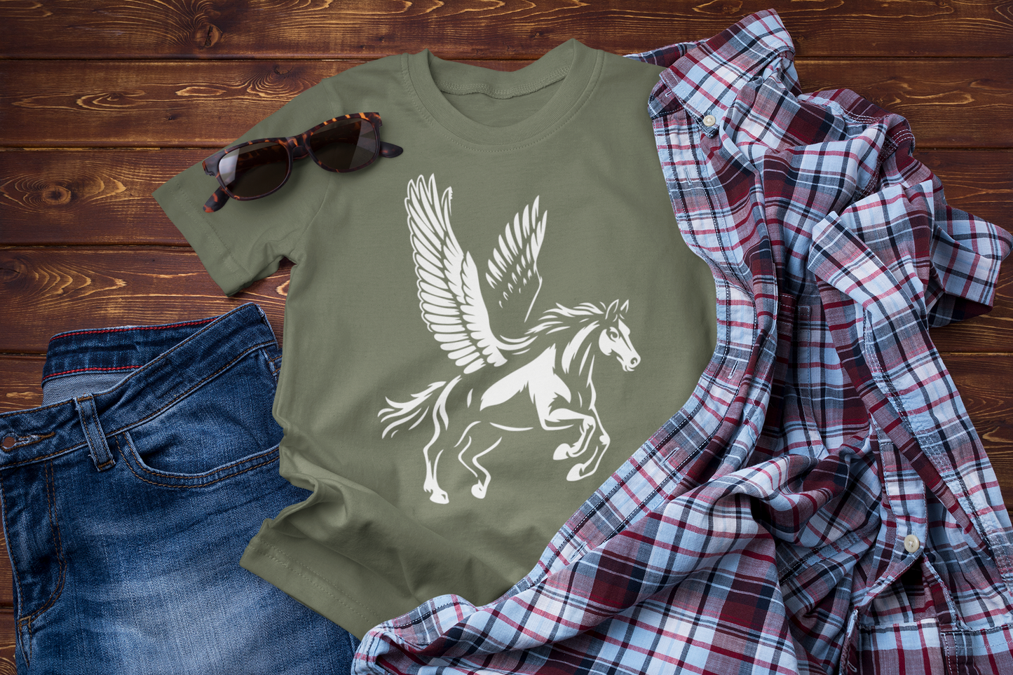 Ride Beyond the Map – Pegasus Adventure Travel T-Shirt