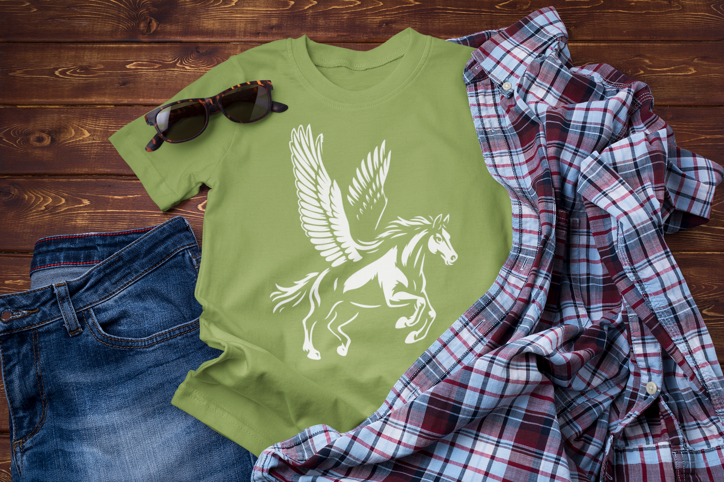 Ride Beyond the Map – Pegasus Adventure Travel T-Shirt
