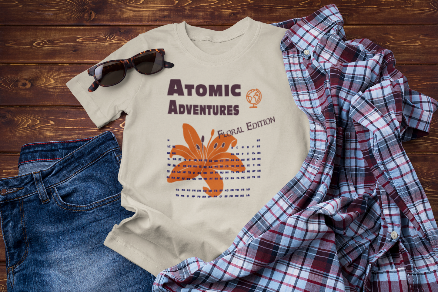 Atomic Adventures T-Shirt – Lily Floral Travel & Adventure Tee