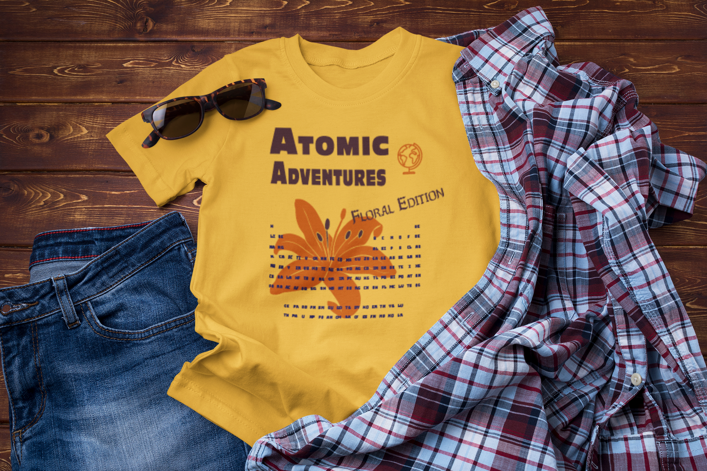 Atomic Adventures T-Shirt – Lily Floral Travel & Adventure Tee