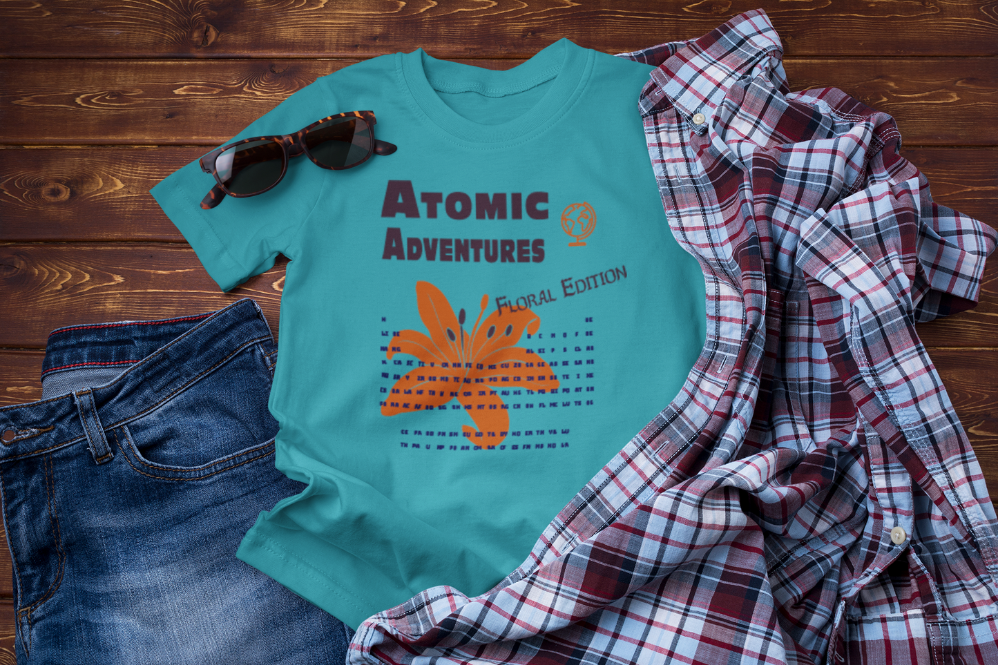 Atomic Adventures T-Shirt – Lily Floral Travel & Adventure Tee