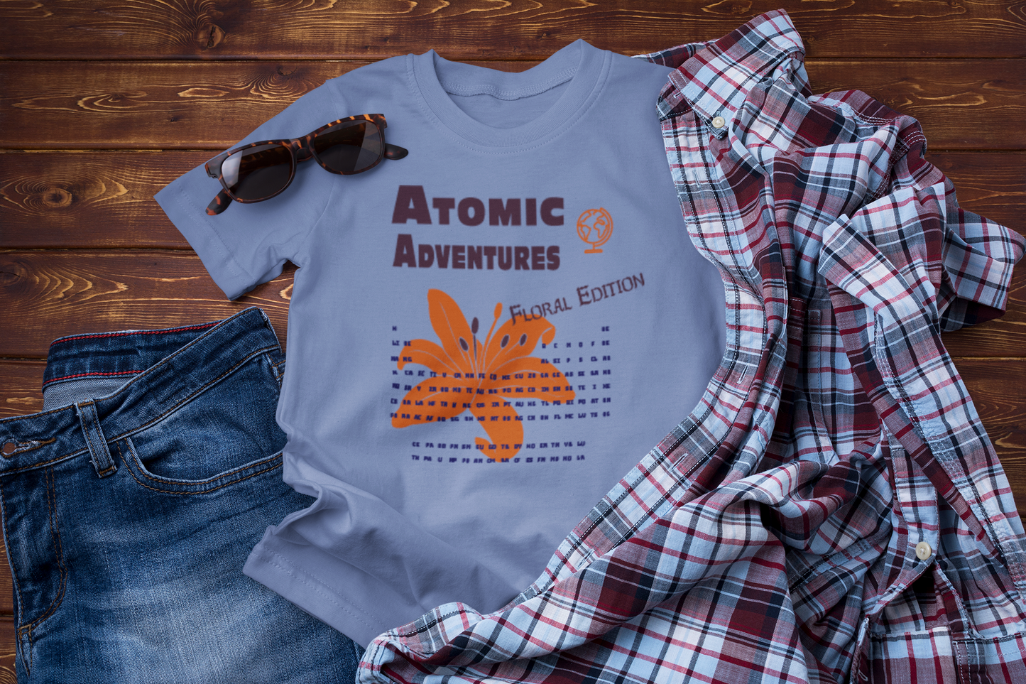 Atomic Adventures T-Shirt – Lily Floral Travel & Adventure Tee