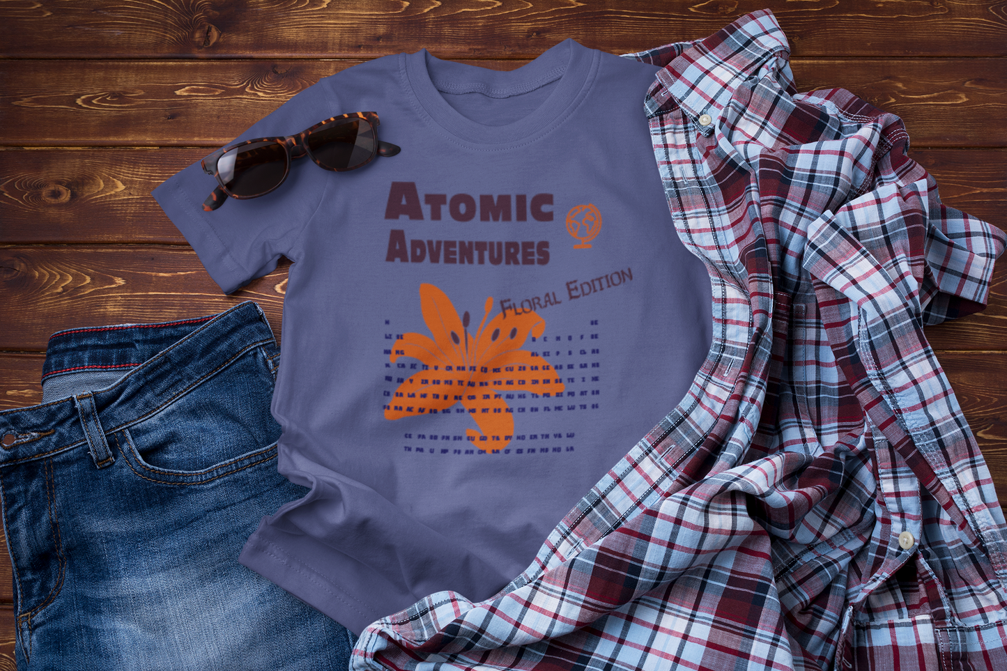 Atomic Adventures T-Shirt – Lily Floral Travel & Adventure Tee