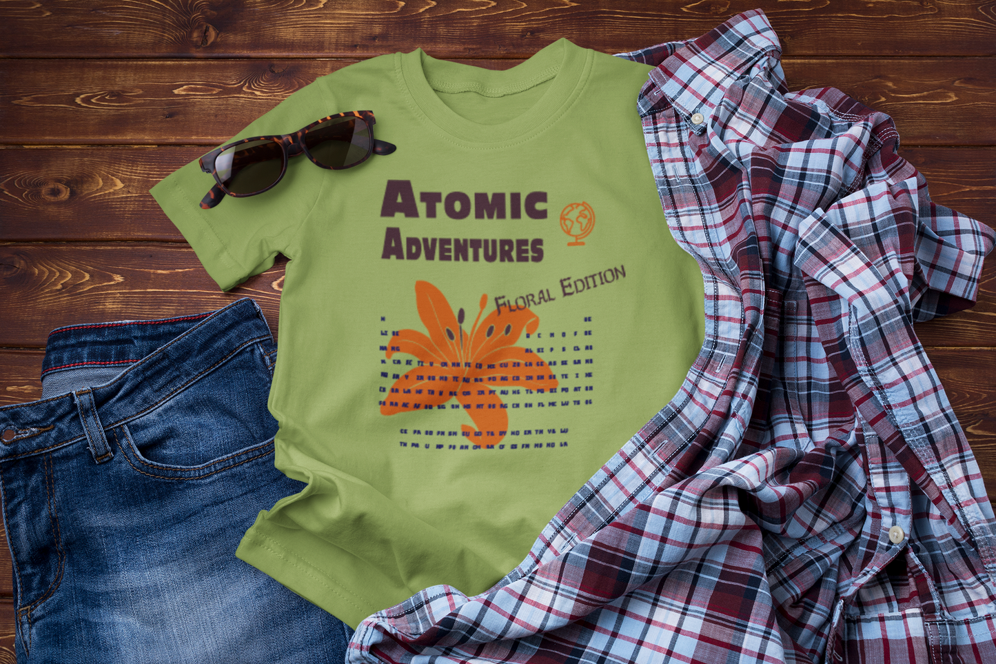 Atomic Adventures T-Shirt – Lily Floral Travel & Adventure Tee