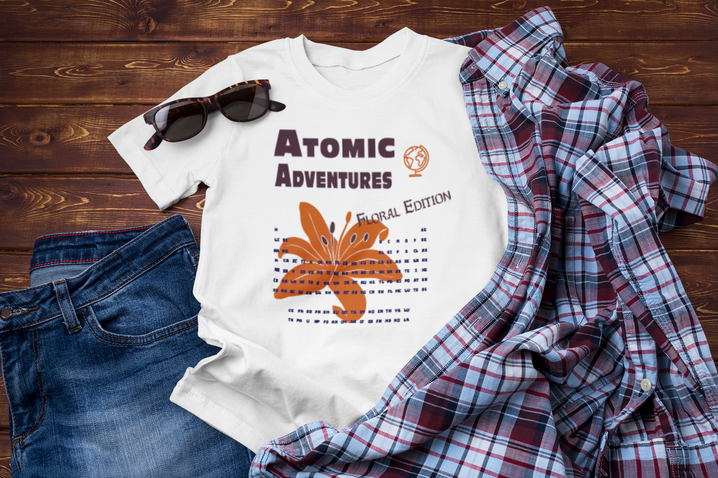 Atomic Adventures T-Shirt – Lily Floral Travel & Adventure Tee