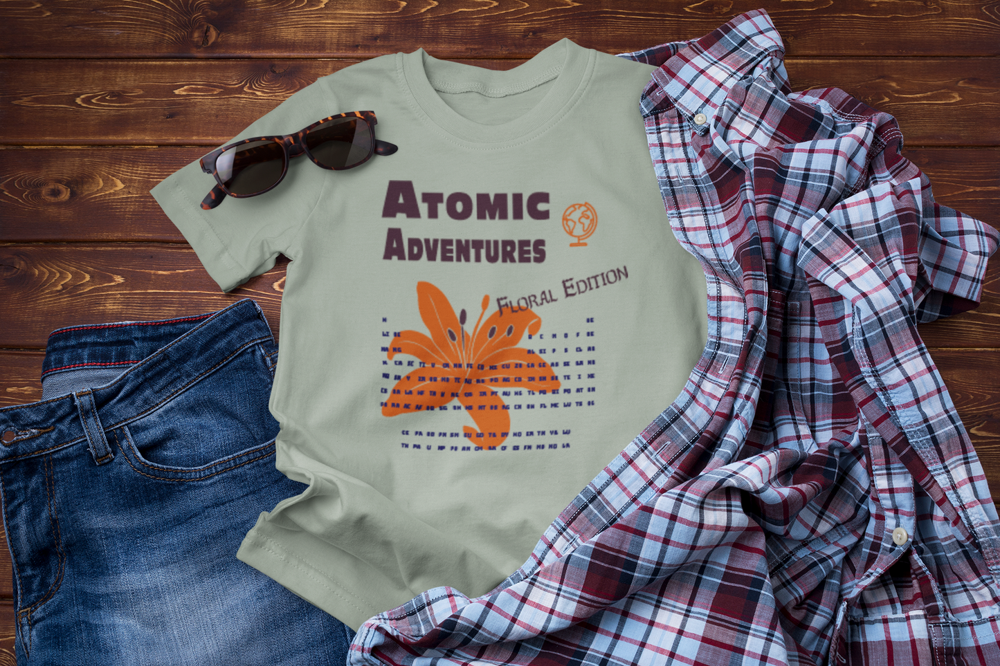 Atomic Adventures T-Shirt – Lily Floral Travel & Adventure Tee