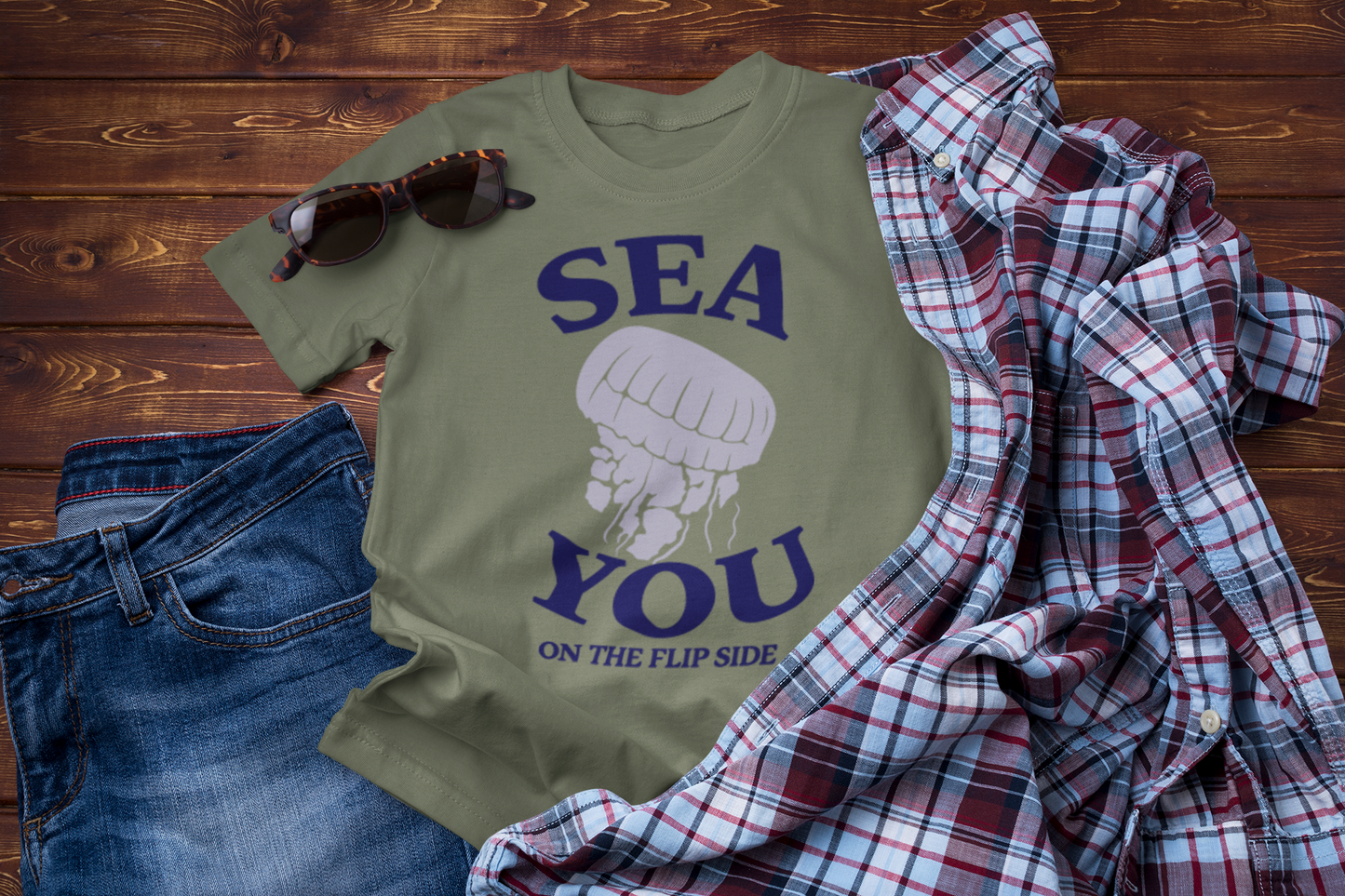 Sea You On the Flip Side T-Shirt – Funny Ocean Travel Adventure Tee