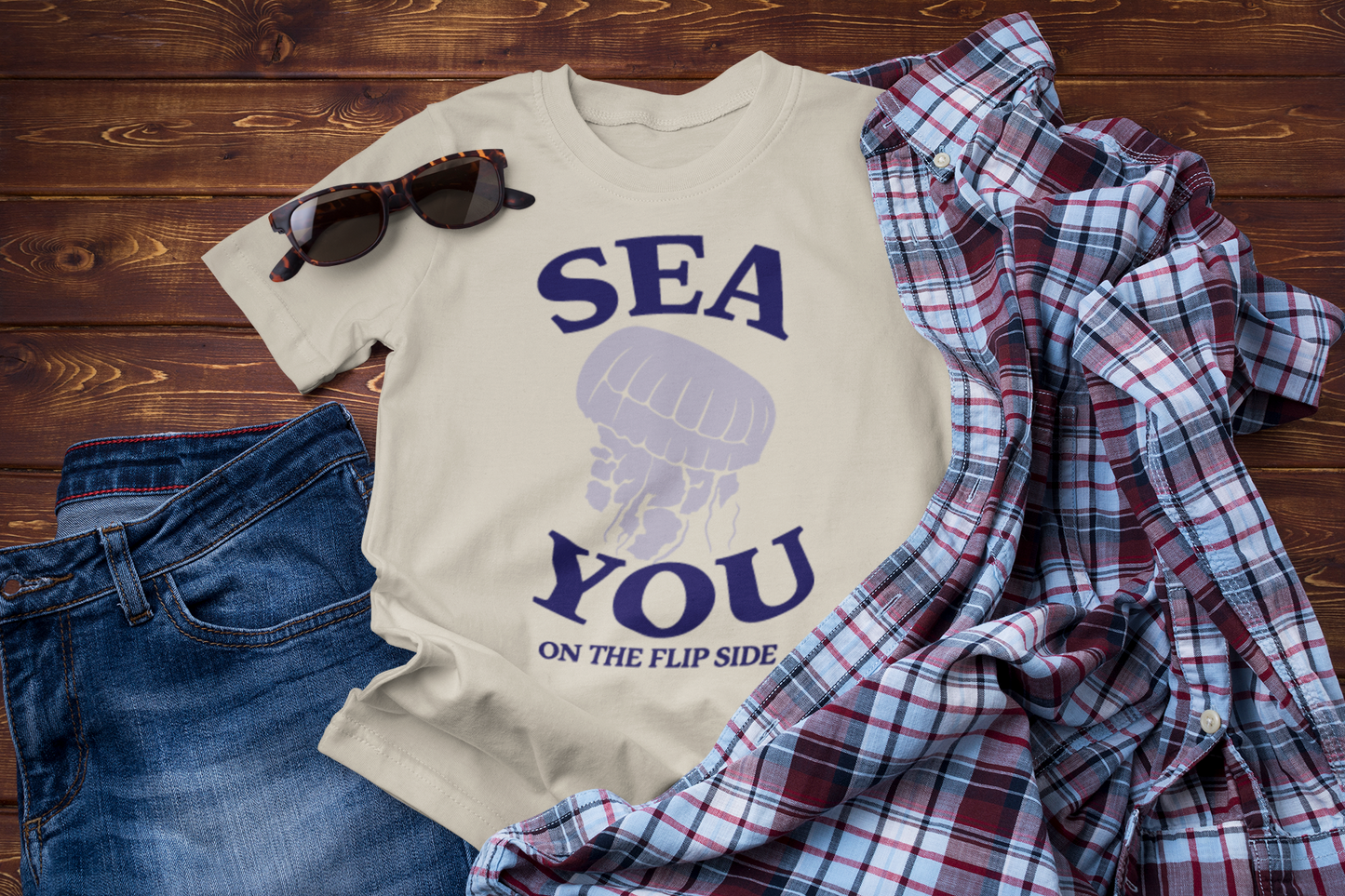 Sea You On the Flip Side T-Shirt – Funny Ocean Travel Adventure Tee