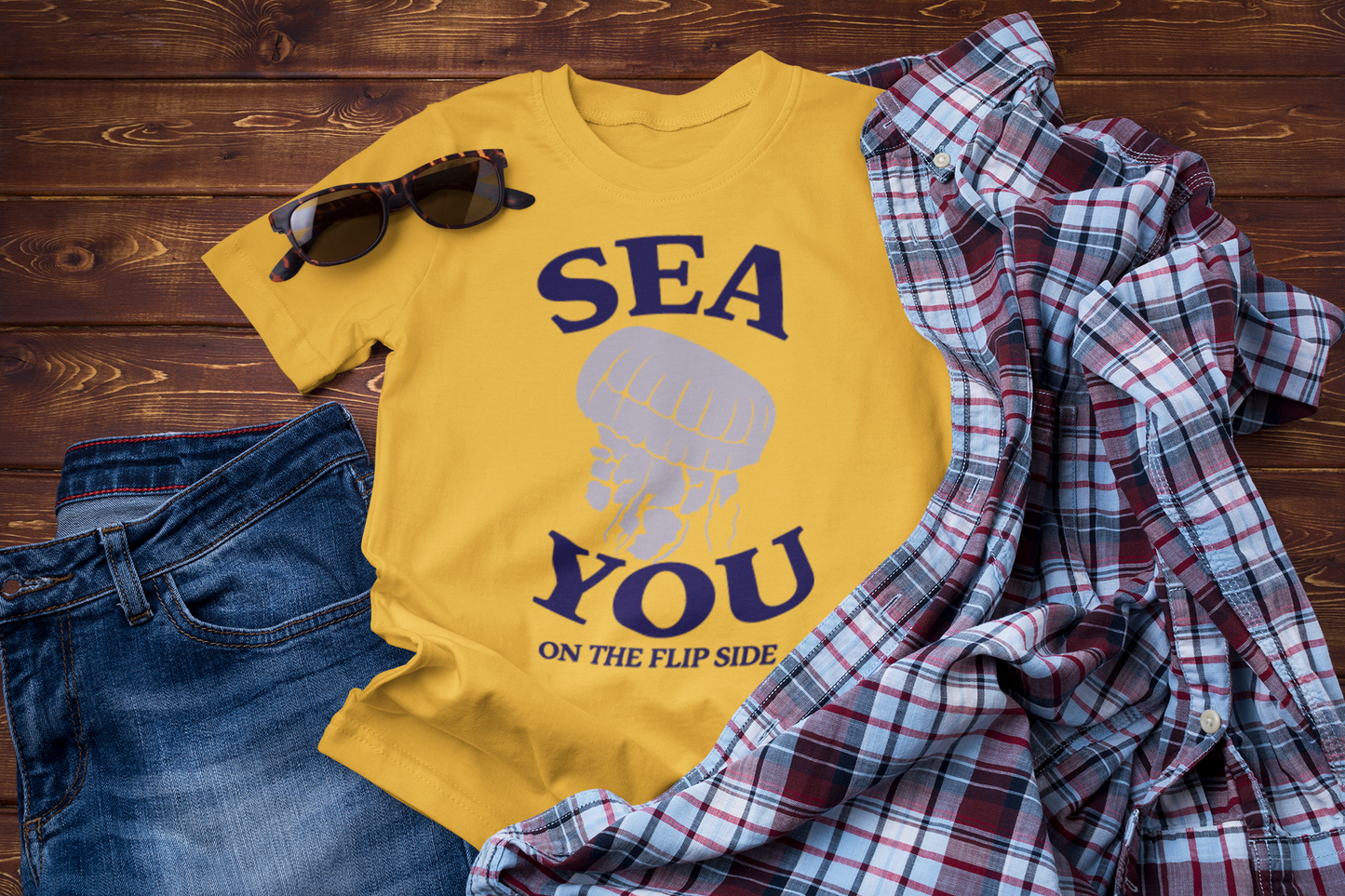 Sea You On the Flip Side T-Shirt – Funny Ocean Travel Adventure Tee