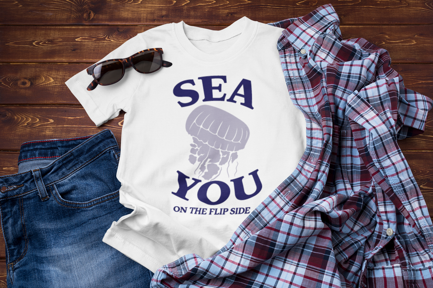 Sea You On the Flip Side T-Shirt – Funny Ocean Travel Adventure Tee