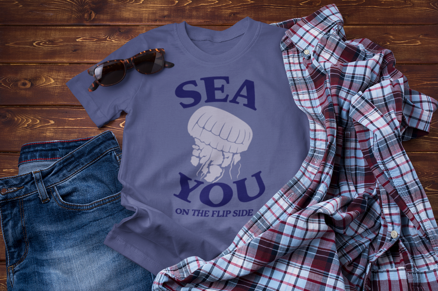 Sea You On the Flip Side T-Shirt – Funny Ocean Travel Adventure Tee