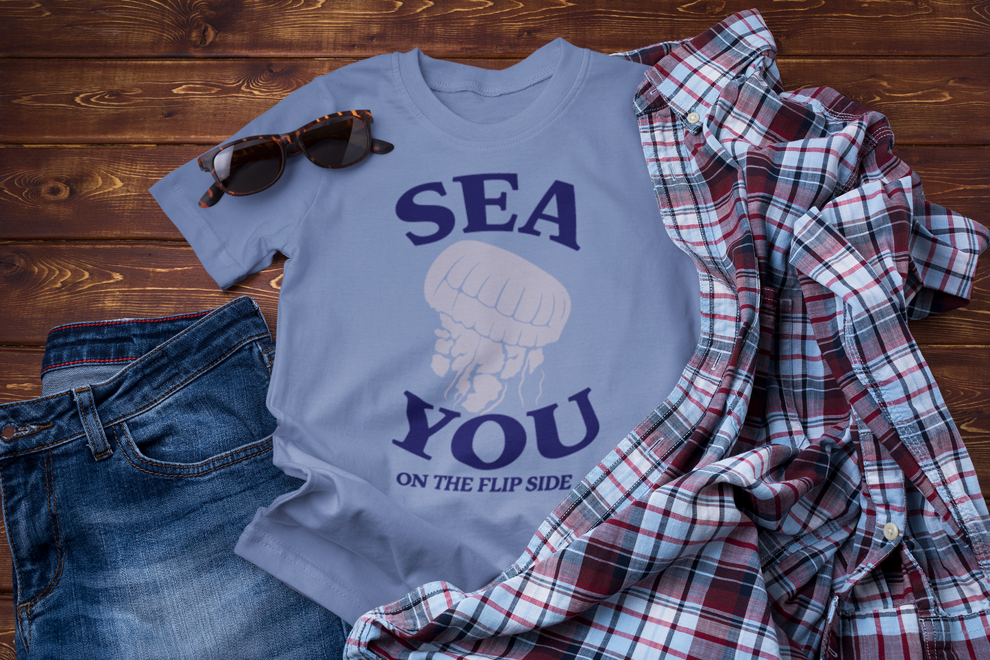 Sea You On the Flip Side T-Shirt – Funny Ocean Travel Adventure Tee
