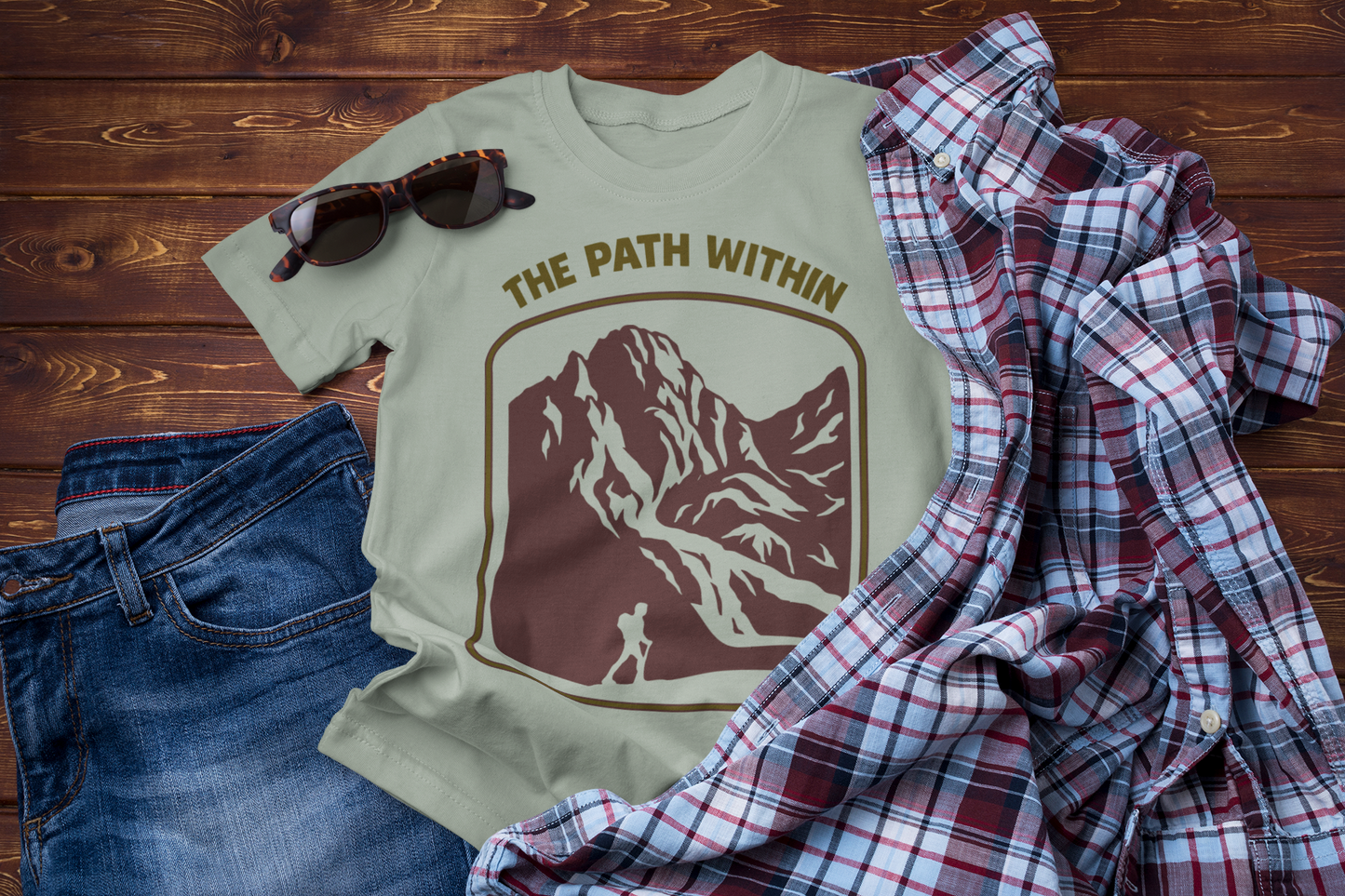 Find Your Way – The Path Within Hiking Travel Shirt