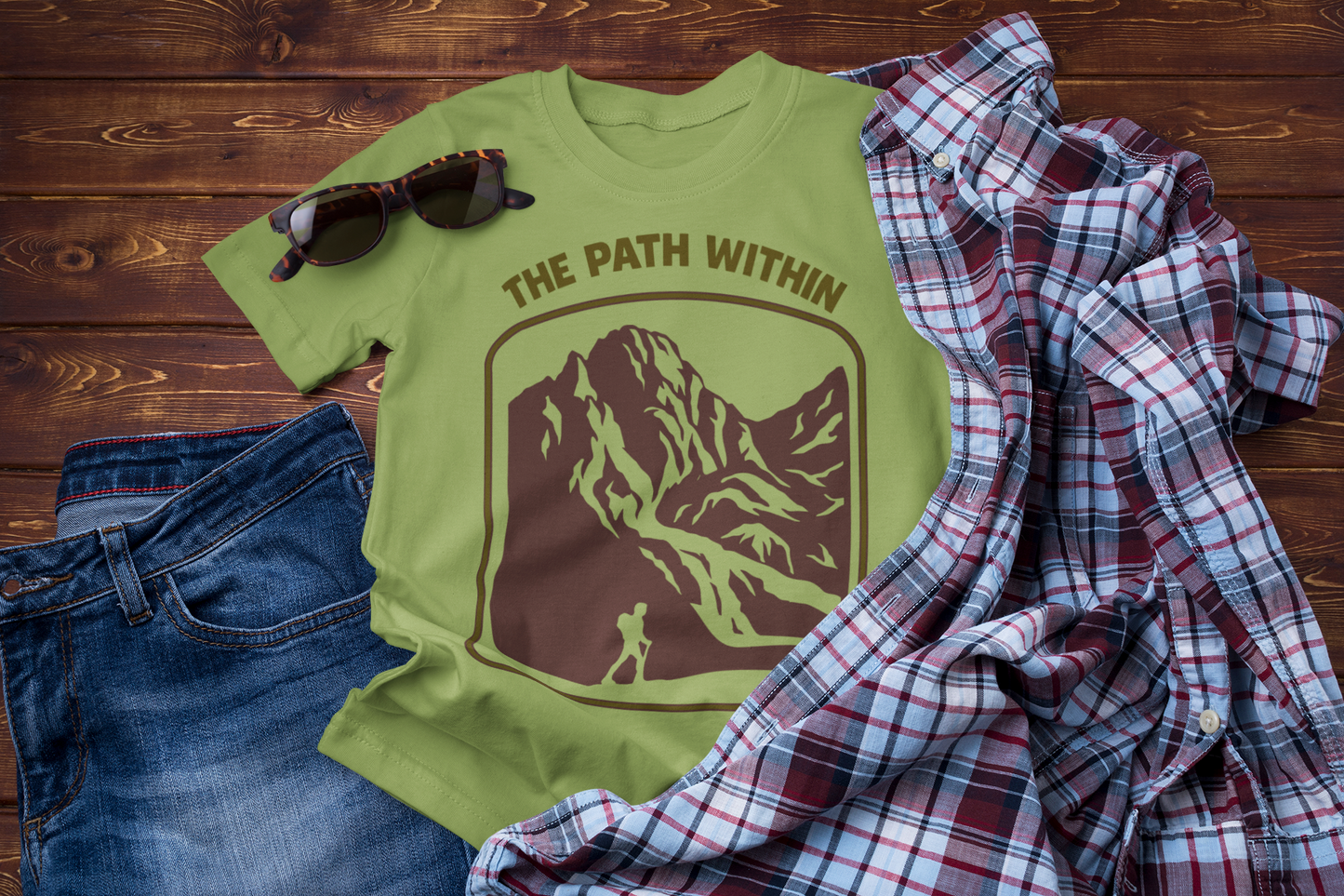 Find Your Way – The Path Within Hiking Travel Shirt