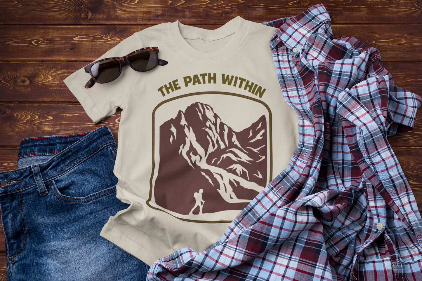 Find Your Way – The Path Within Hiking Travel Shirt