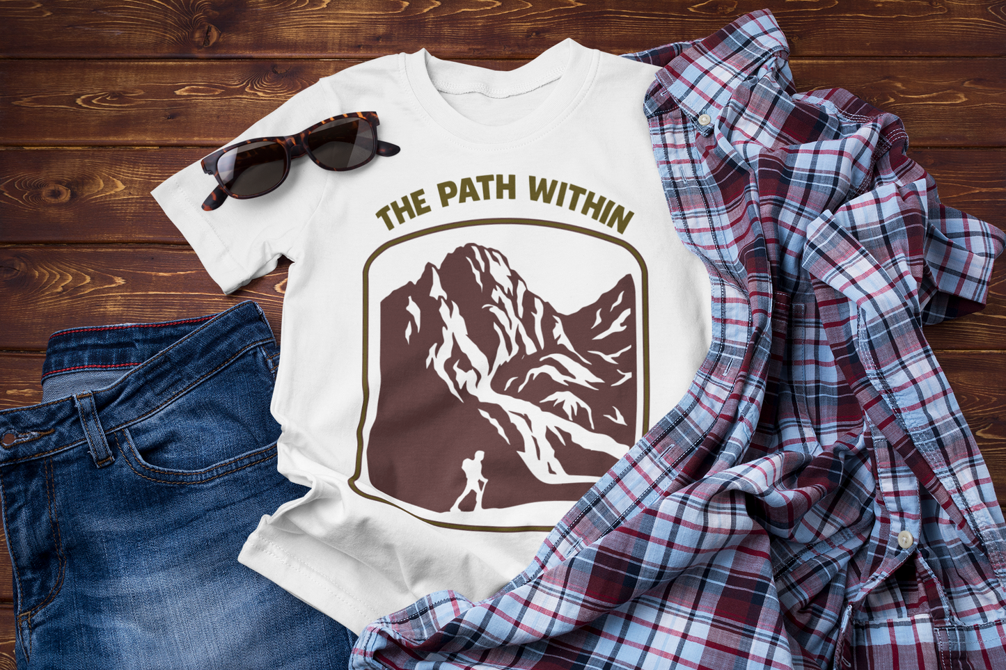 Find Your Way – The Path Within Hiking Travel Shirt