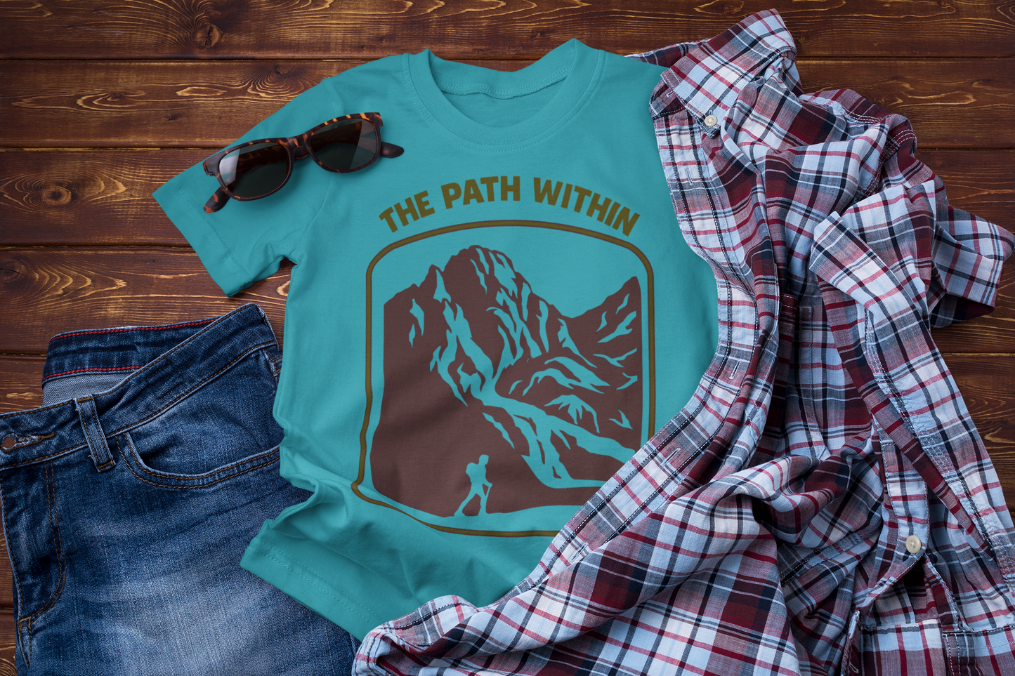 Find Your Way – The Path Within Hiking Travel Shirt