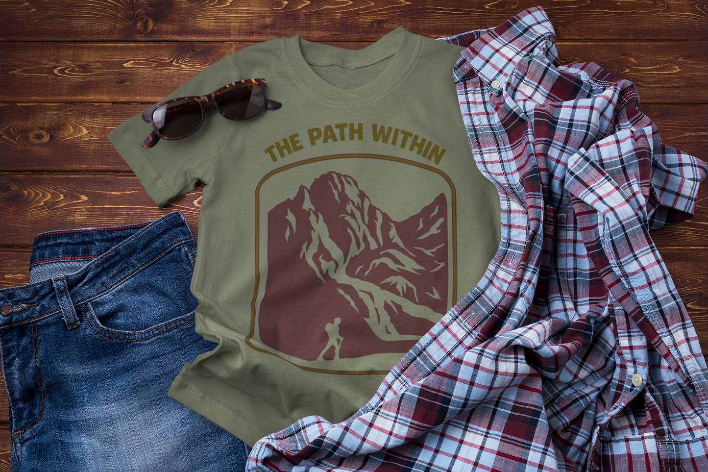 Find Your Way – The Path Within Hiking Travel Shirt
