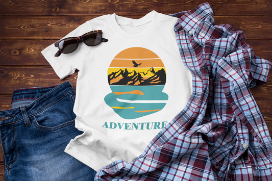 Wings of the Horizon – Sunset Adventure Tee