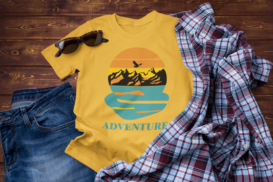 Wings of the Horizon – Sunset Adventure Tee