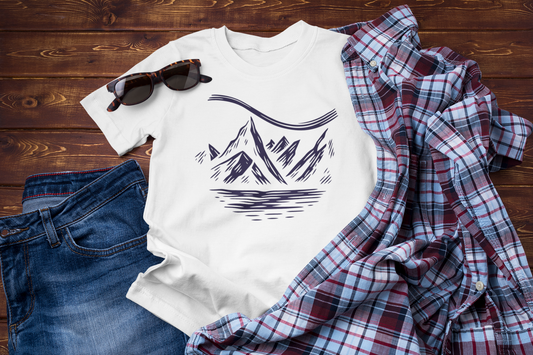Skyline Dreams – Mountain Night Journey Graphic Tee