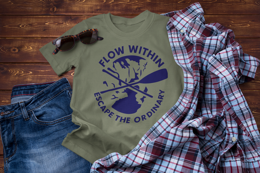 Escape the Ordinary  – Paddle Travel and Adventure Shirt