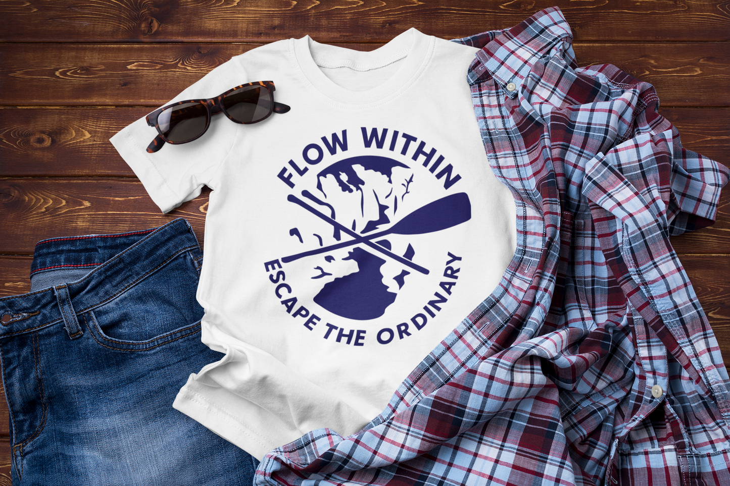 Escape the Ordinary  – Paddle Travel and Adventure Shirt