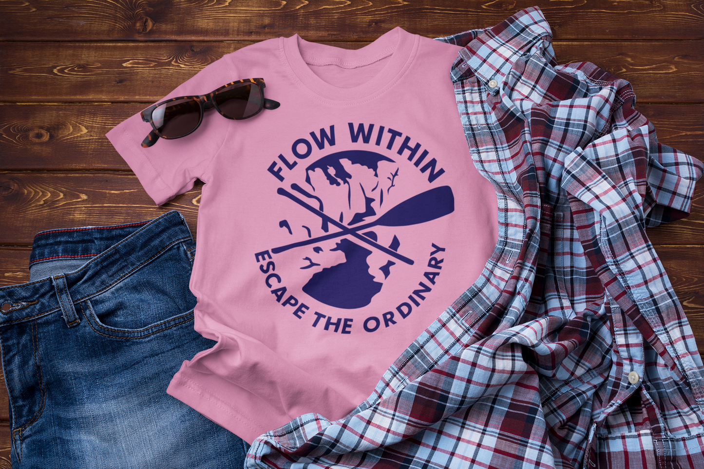 Escape the Ordinary  – Paddle Travel and Adventure Shirt