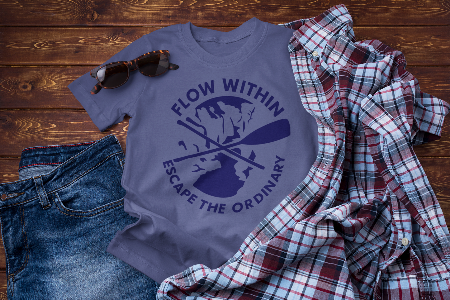 Escape the Ordinary  – Paddle Travel and Adventure Shirt