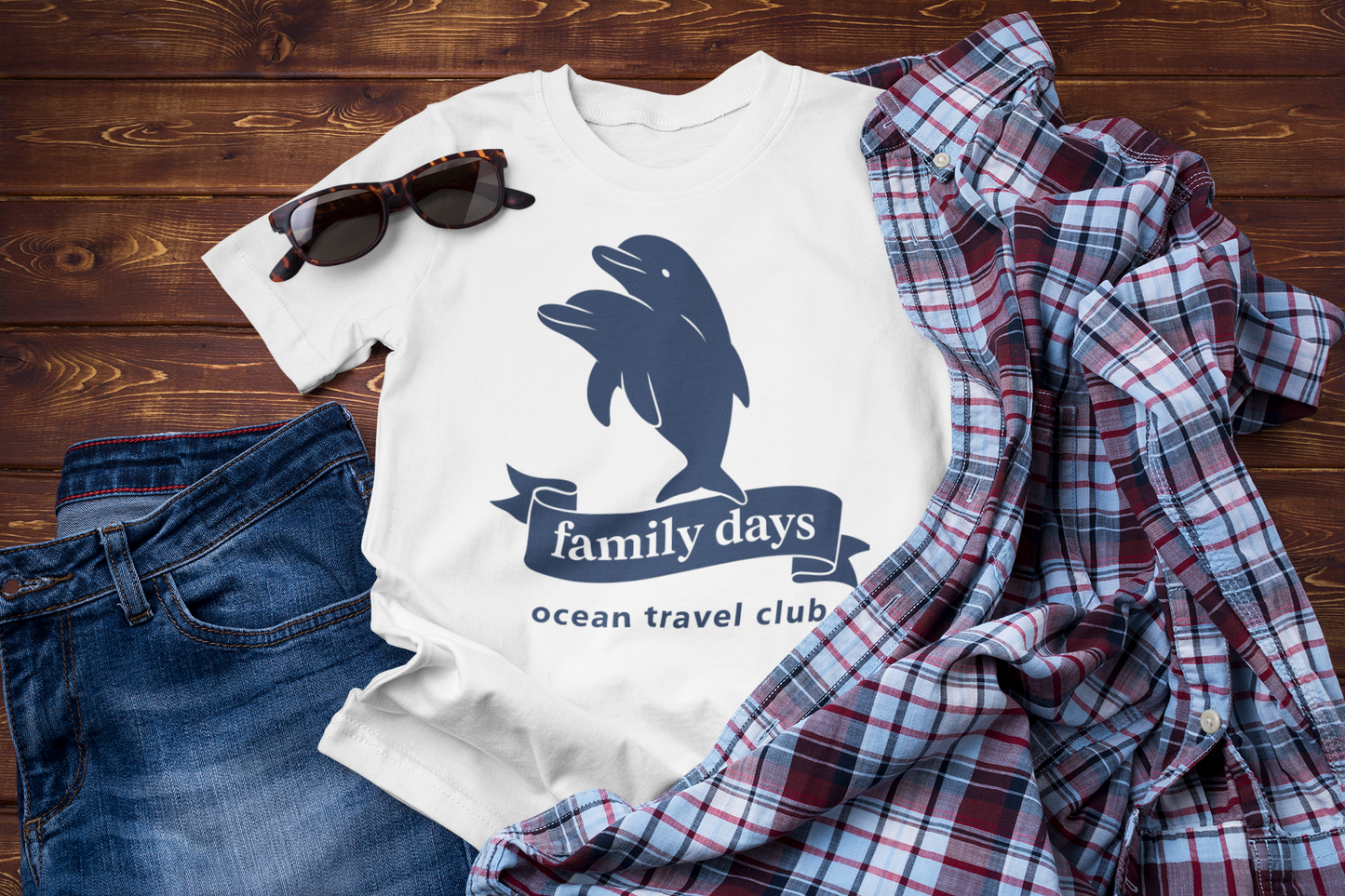 Dolphins T-Shirt – Family Trip Ocean Travel Design