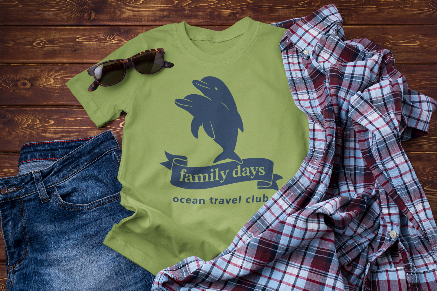 Dolphins T-Shirt – Family Trip Ocean Travel Design