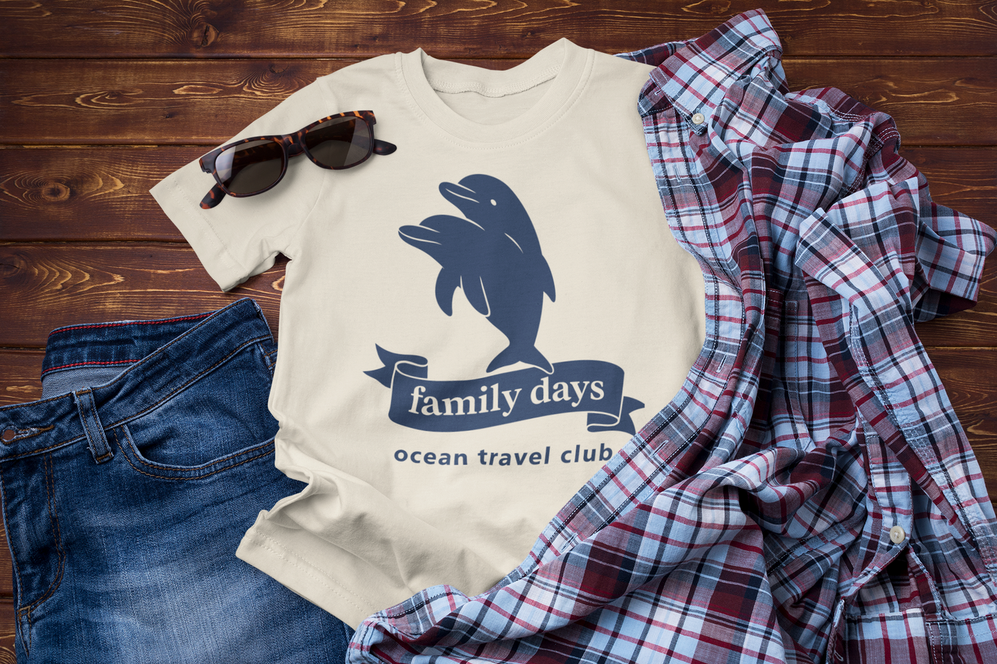 Dolphins T-Shirt – Family Trip Ocean Travel Design