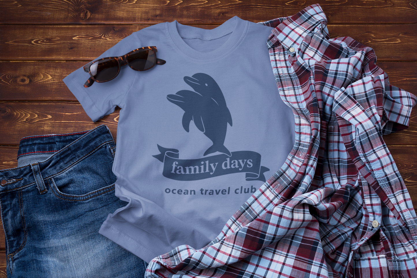 Dolphins T-Shirt – Family Trip Ocean Travel Design
