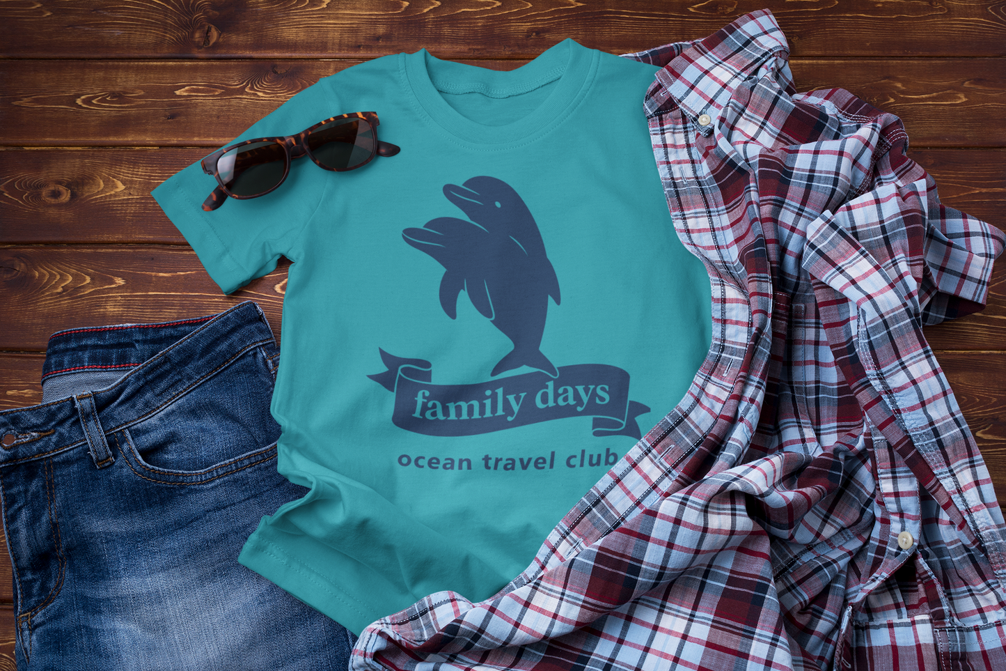 Dolphins T-Shirt – Family Trip Ocean Travel Design
