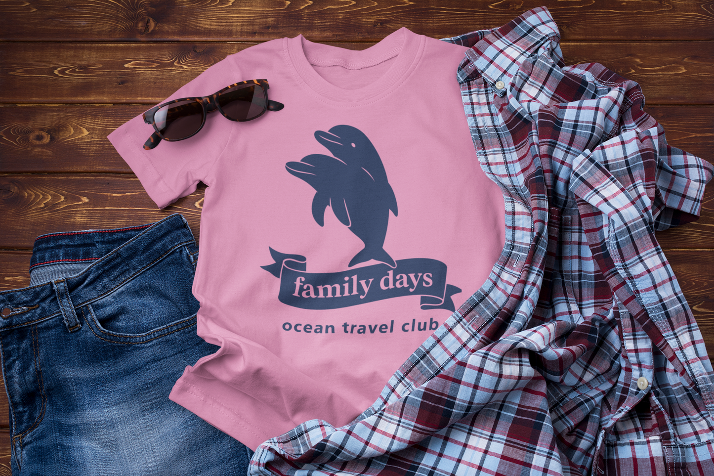 Dolphins T-Shirt – Family Trip Ocean Travel Design