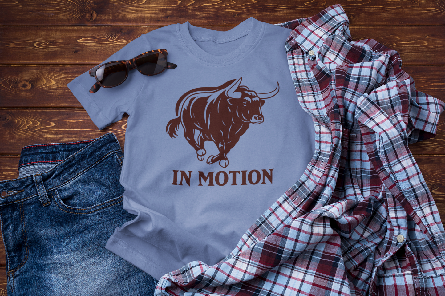 Untamed Horizons – Vintage Bull Adventure Graphic Tee