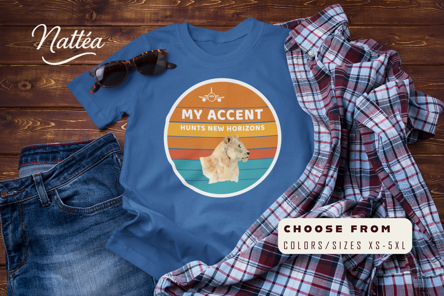 Lioness Adventure T-Shirt – Queen of the Wild Travel & Safari Tee