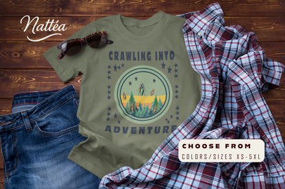 Crawling Into Adventure Tee –  Nature Explorer T-Shirt