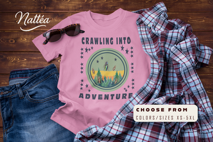 Crawling Into Adventure Tee –  Nature Explorer T-Shirt