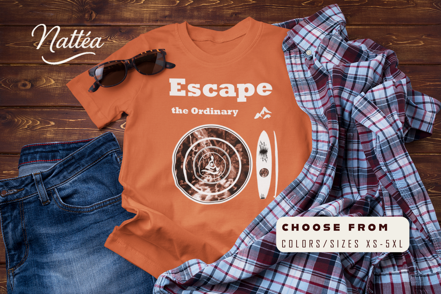Escape the Ordinary  – Paddle Travel and Adventure Shirt