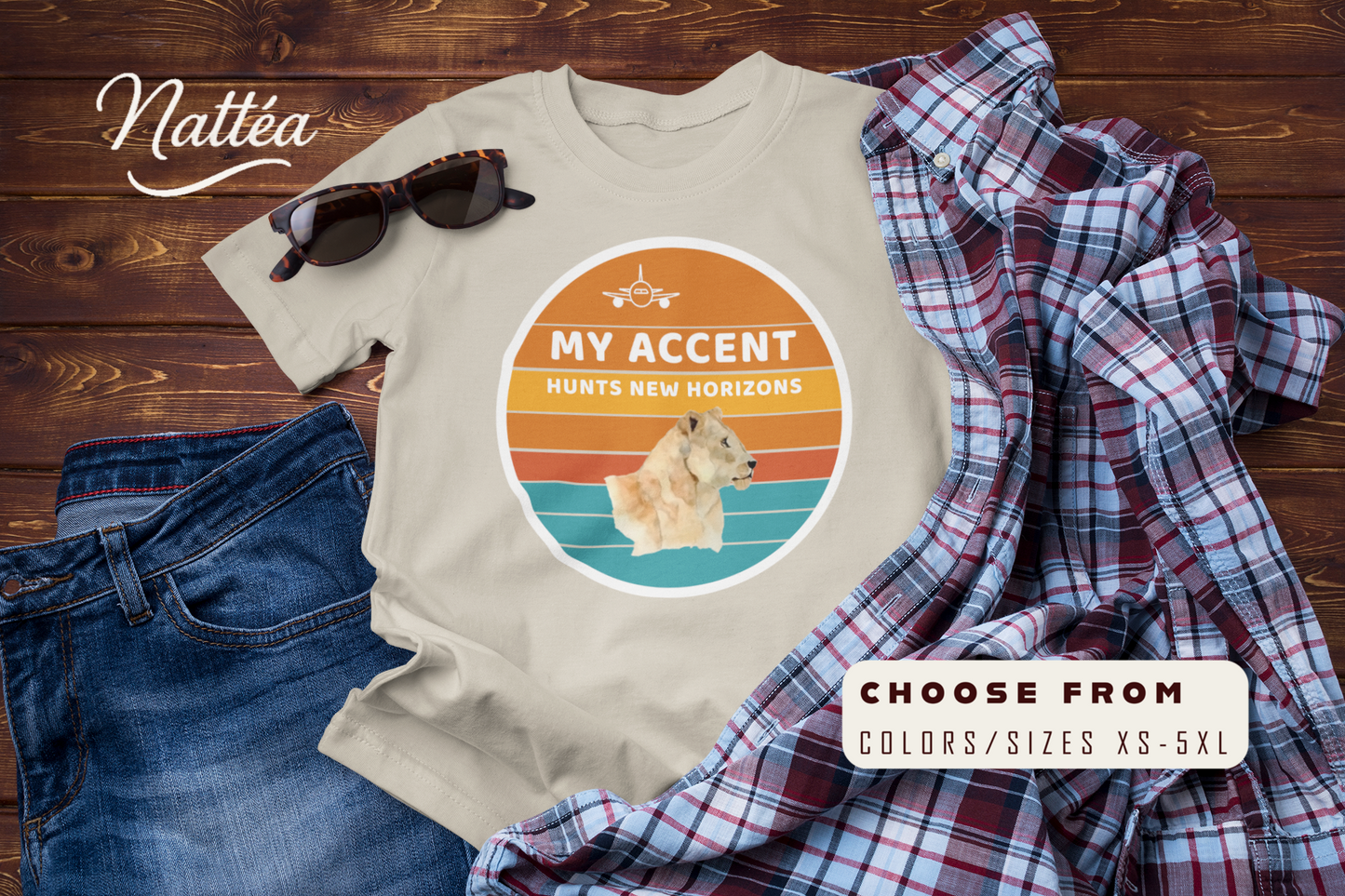 Lioness Adventure T-Shirt – Queen of the Wild Travel & Safari Tee