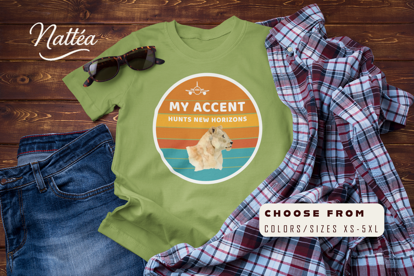 Lioness Adventure T-Shirt – Queen of the Wild Travel & Safari Tee