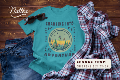 Crawling Into Adventure Tee –  Nature Explorer T-Shirt